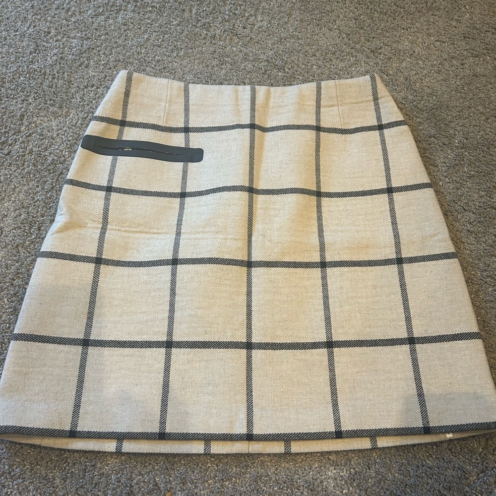 Tory Burch plaid mini skirt